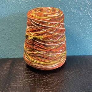 NEW 398g Variegated Cotton Cone (No tag but suspect Lily Cotton) Yarn